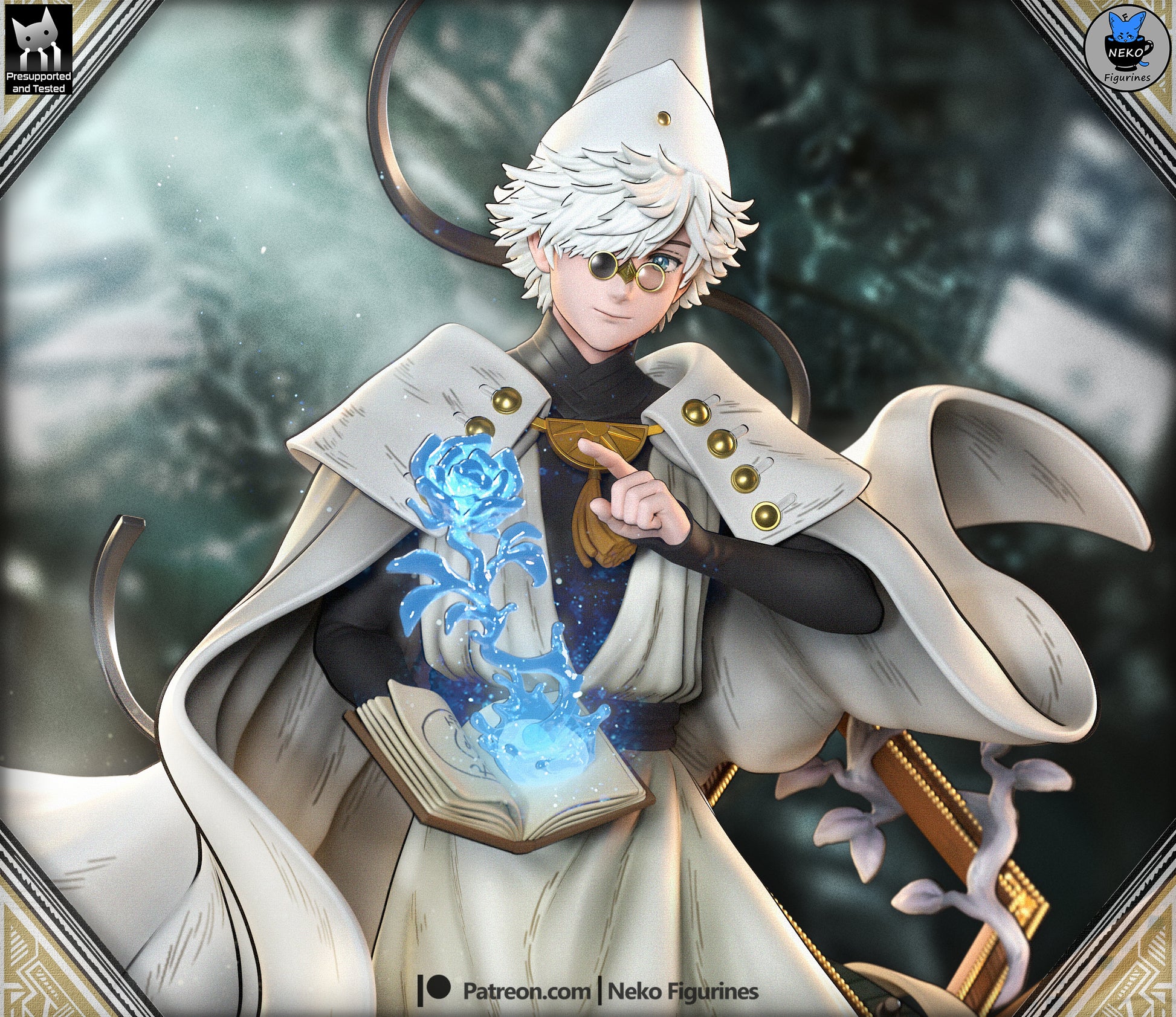Qifrey from Witch Hat Atelier by Neko Figurines | High Quality Resin Print | Painted Commissions available! - Sephiknot