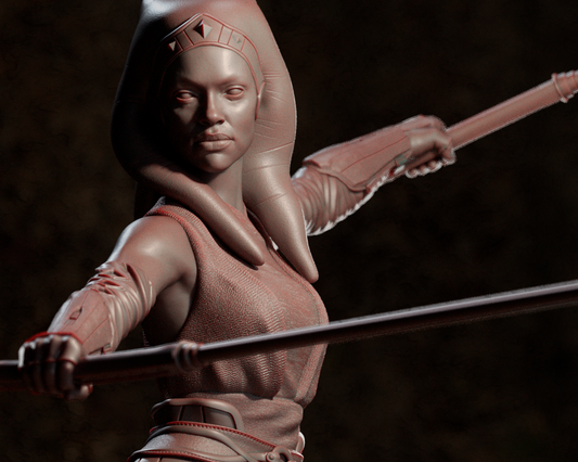 Ahsoka from Star Wars Fan-Made Model by CA3D