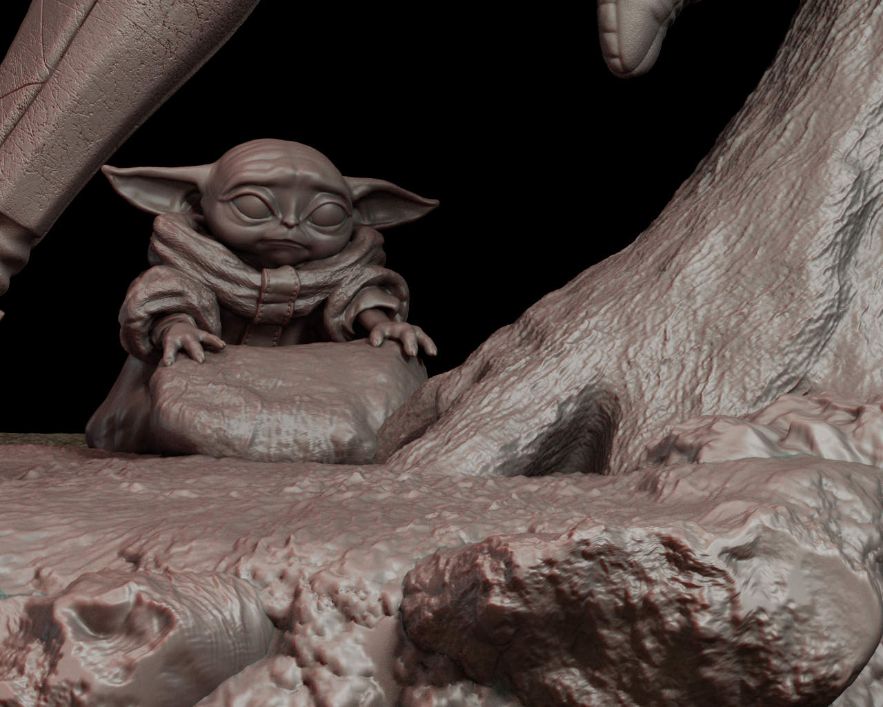 Ahsoka from Star Wars Fan-Made Model by CA3D
