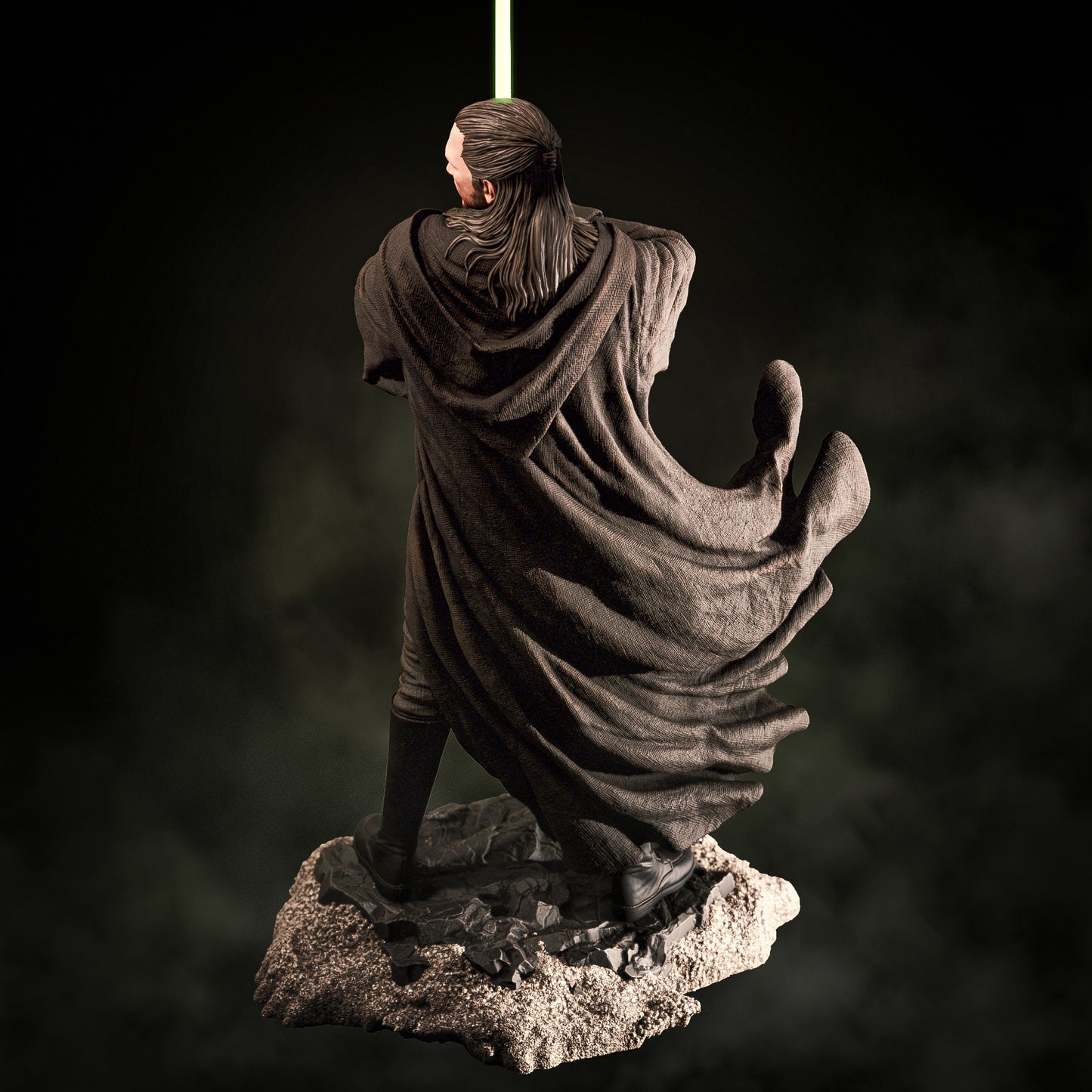 Qui-Gon Jinn from Star Wars Fan-Made Model by CA3D