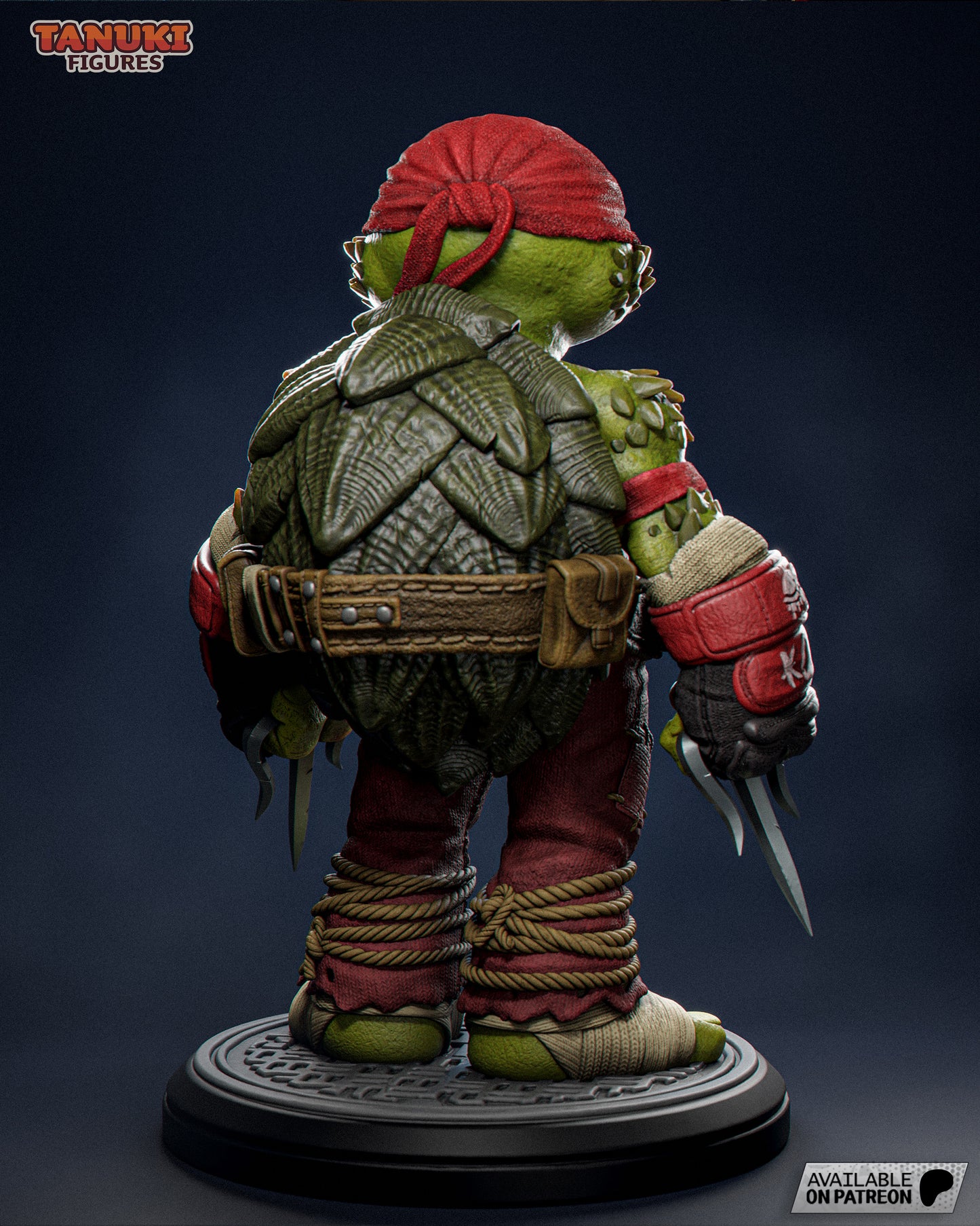Raphael Garage Kit TMNT - Fanmade Model by Tanuki Figures