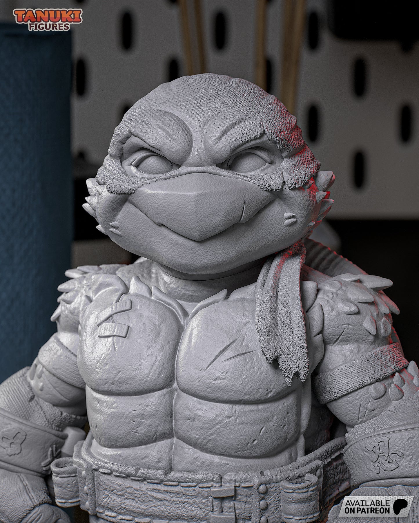 Raphael Garage Kit TMNT - Fanmade Model by Tanuki Figures