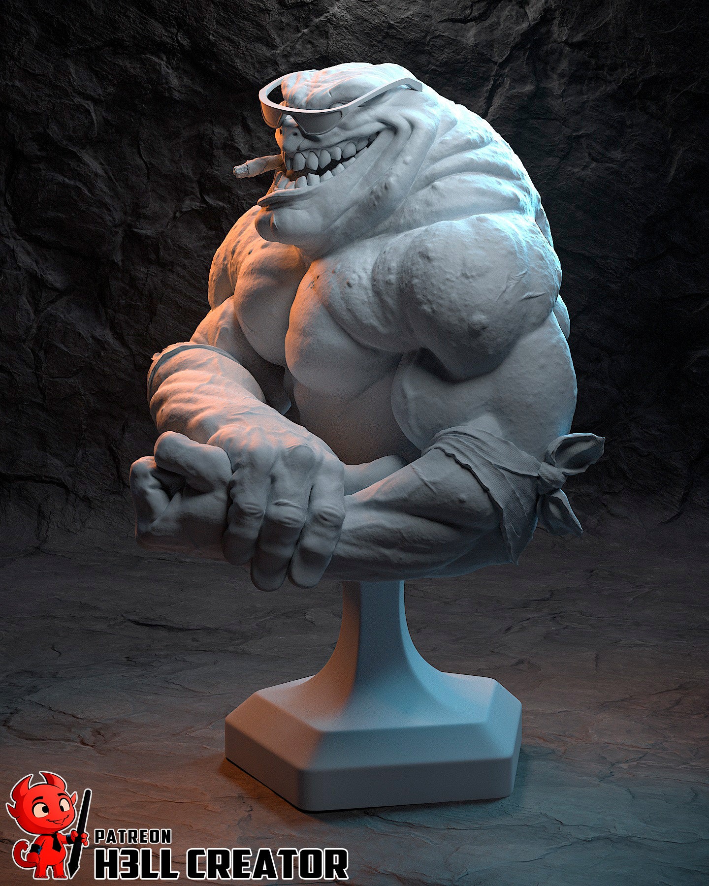Rash from Battletoads by h3ll creator | High Quality Resin Print | Painted Commissions available! - Sephiknot