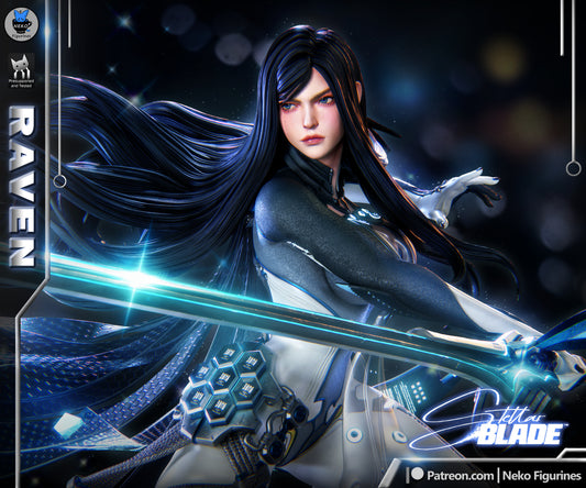 Raven by Neko Figurines | High Quality Resin Print | Painted Commissions available!