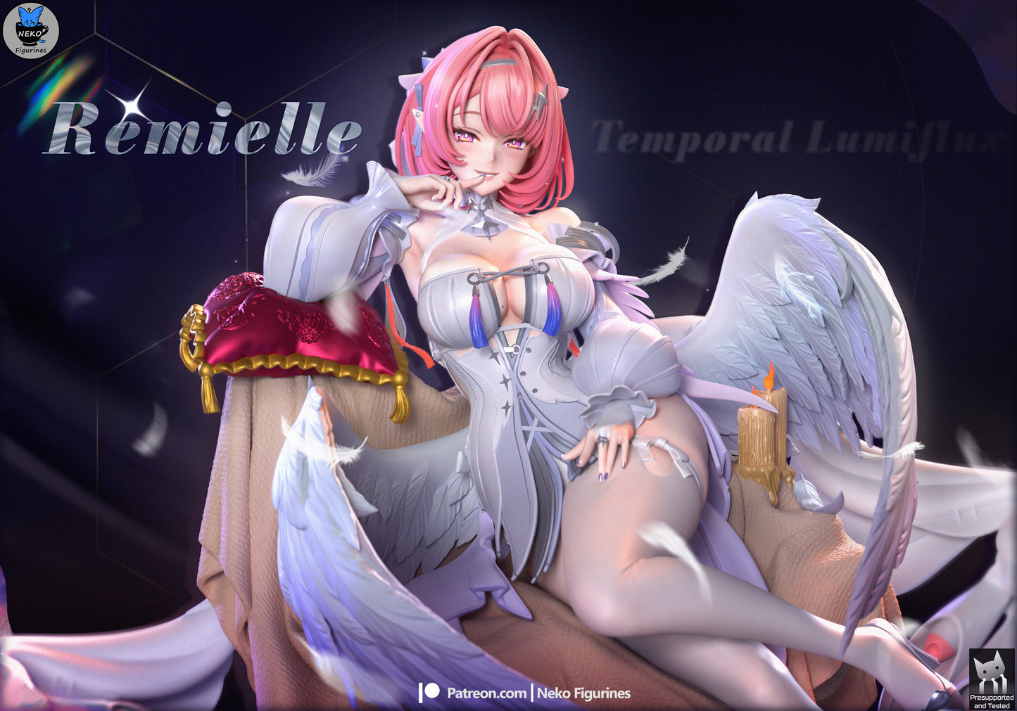 Remielle Dan from Zenless Zone Zero by Neko Figurines | High Quality Resin Print | Painted Commissions available!