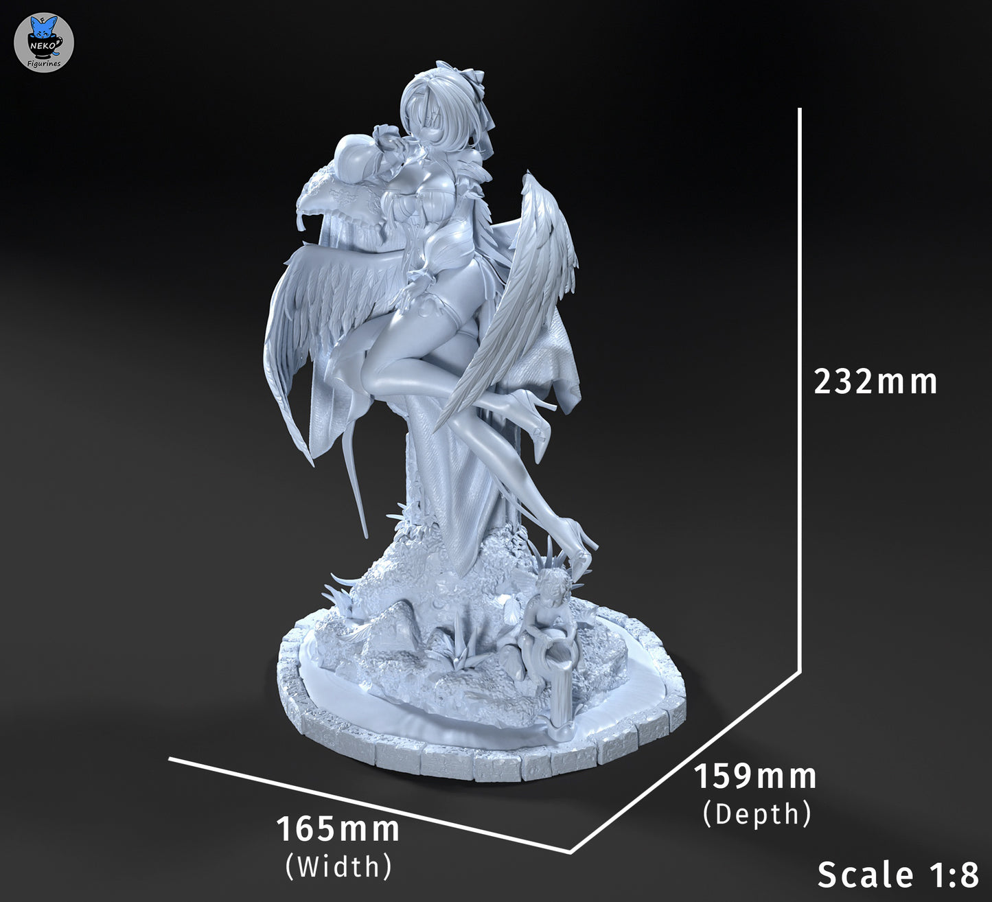 Remielle Dan from Zenless Zone Zero by Neko Figurines | High Quality Resin Print | Painted Commissions available!
