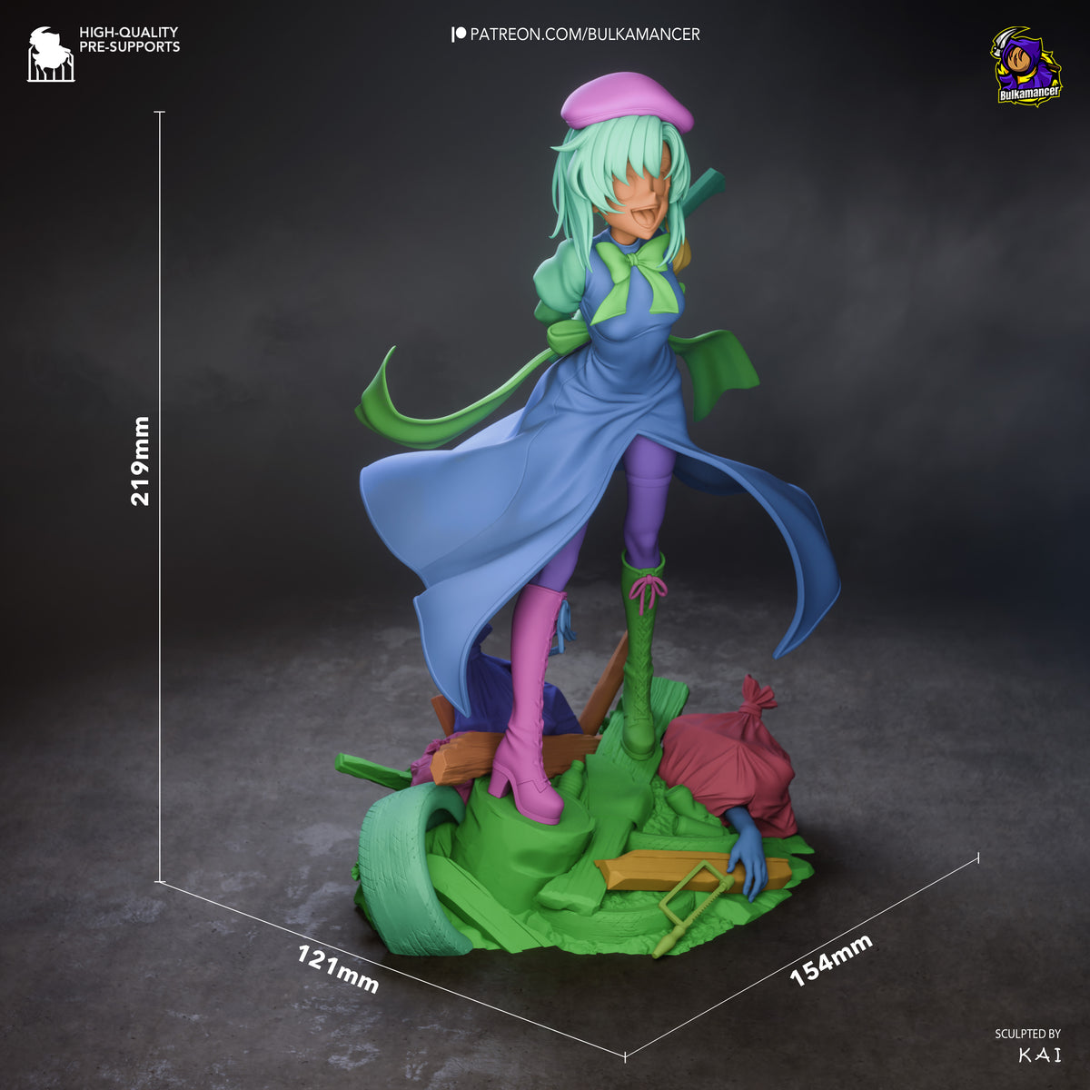 Rena Ryugu by Bulkamancer | High Quality Resin Print | Painted Commissions available!