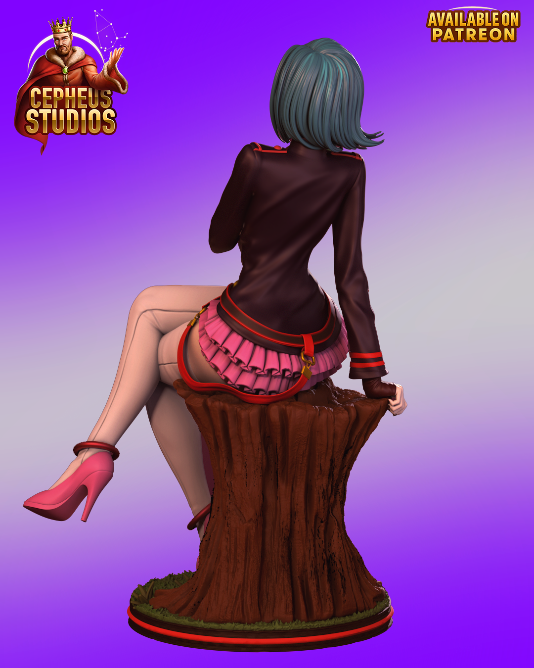 Lenalee from D. Grayman Fan-Made Model by Cepheus Studio - Sephiknot