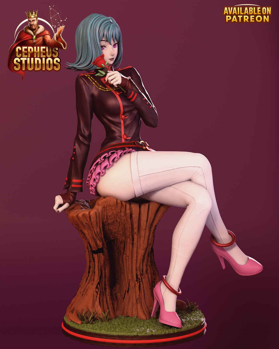 Lenalee from D. Grayman Fan-Made Model by Cepheus Studio - Sephiknot
