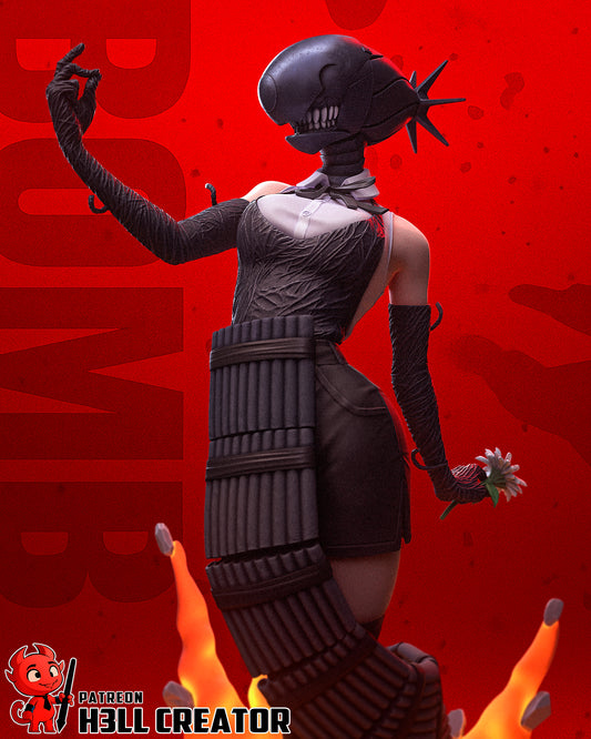 Reze Garage Kit | Fanmade Model by h3llCreator | Bomb Demon| 3D Printed