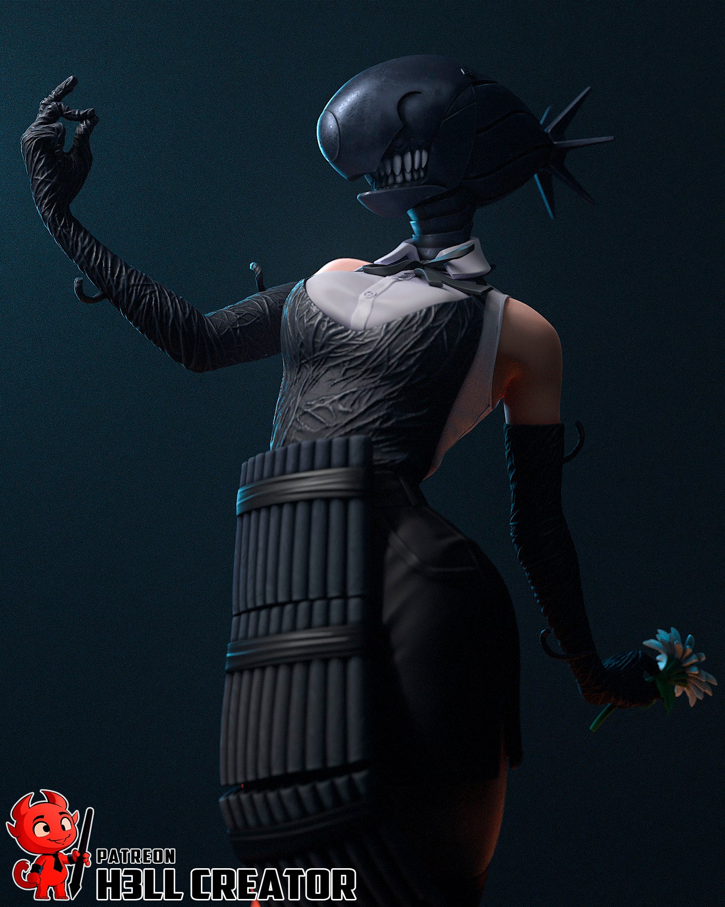 Reze Garage Kit | Fanmade Model by h3llCreator | Bomb Demon| 3D Printed