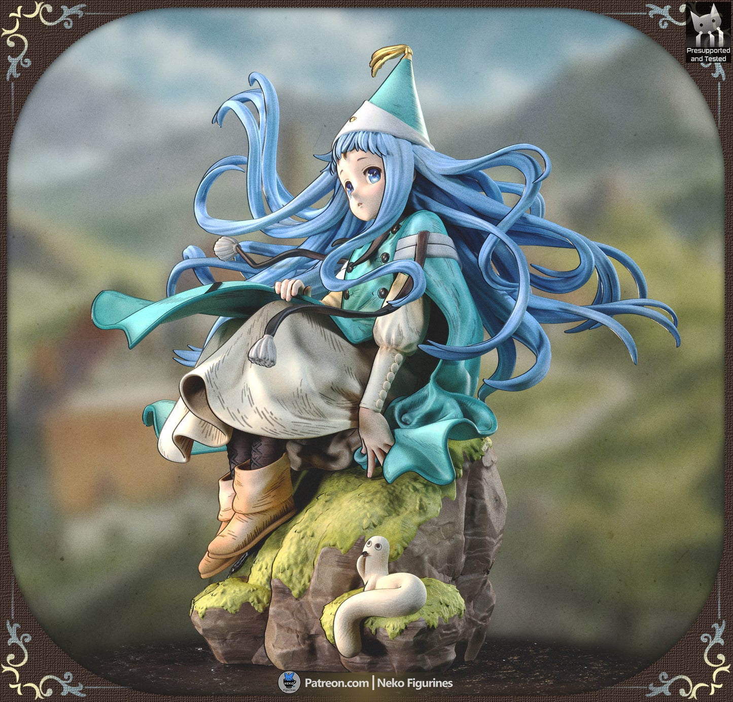 Richeh from Witch Hat Atelier by Neko Figurines | High Quality Resin Print | Painted Commissions available!