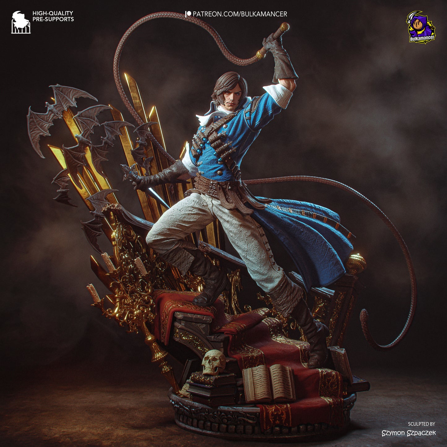 Richter Belmont from Castlevania by Bulkamancer | High Quality Resin Print | Painted Commissions available! - Sephiknot