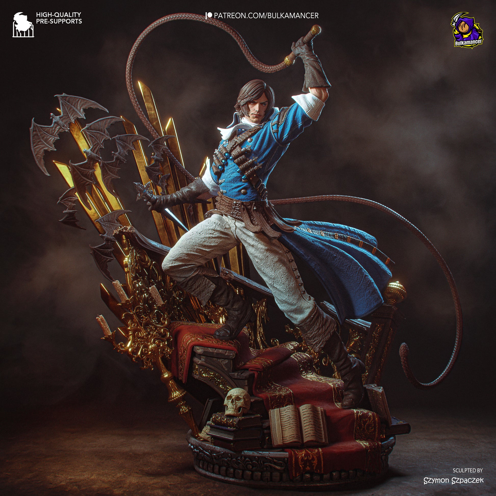 Richter Belmont from Castlevania by Bulkamancer | High Quality Resin Print | Painted Commissions available! - Sephiknot