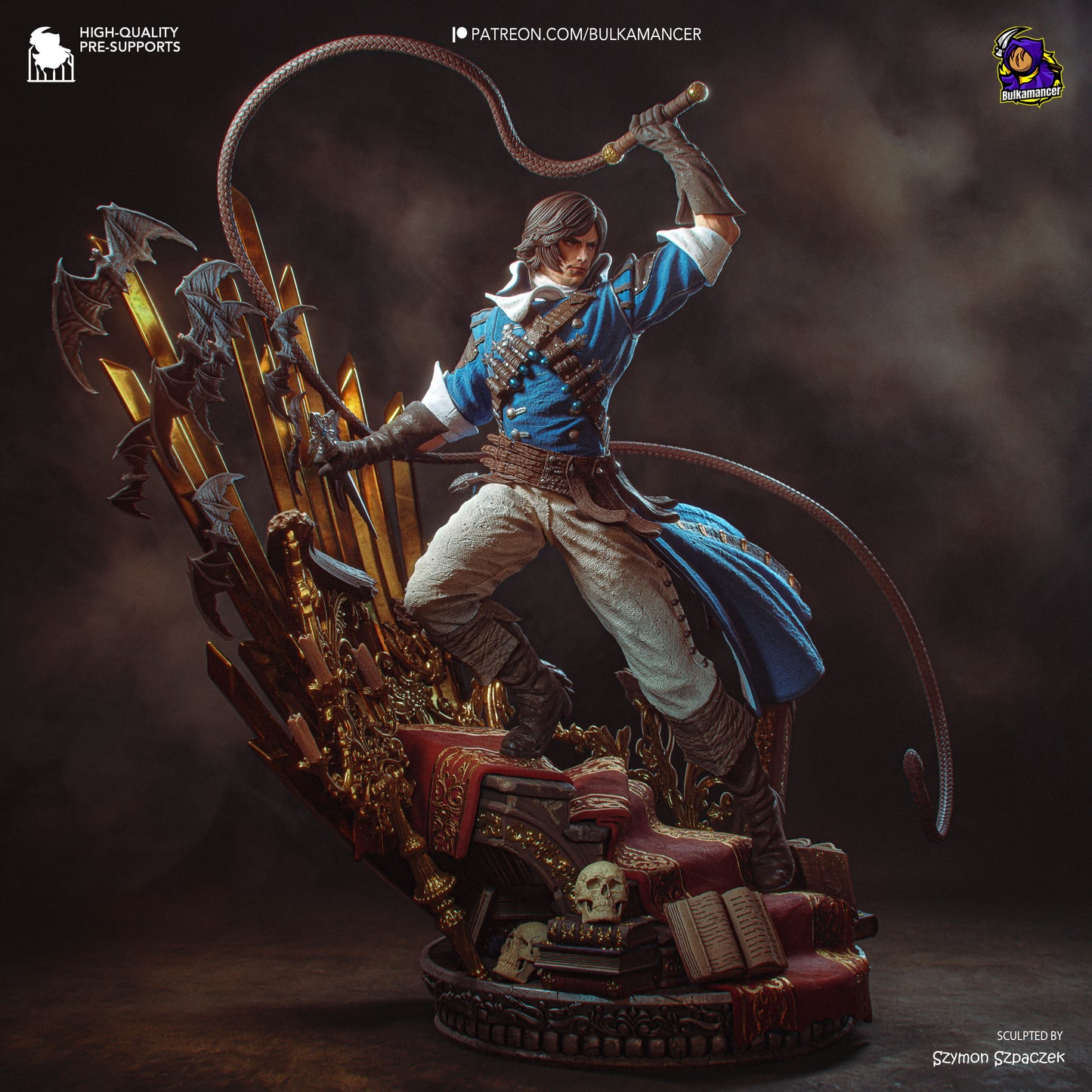Richter Belmont from Castlevania by Bulkamancer | High Quality Resin Print | Painted Commissions available! - Sephiknot