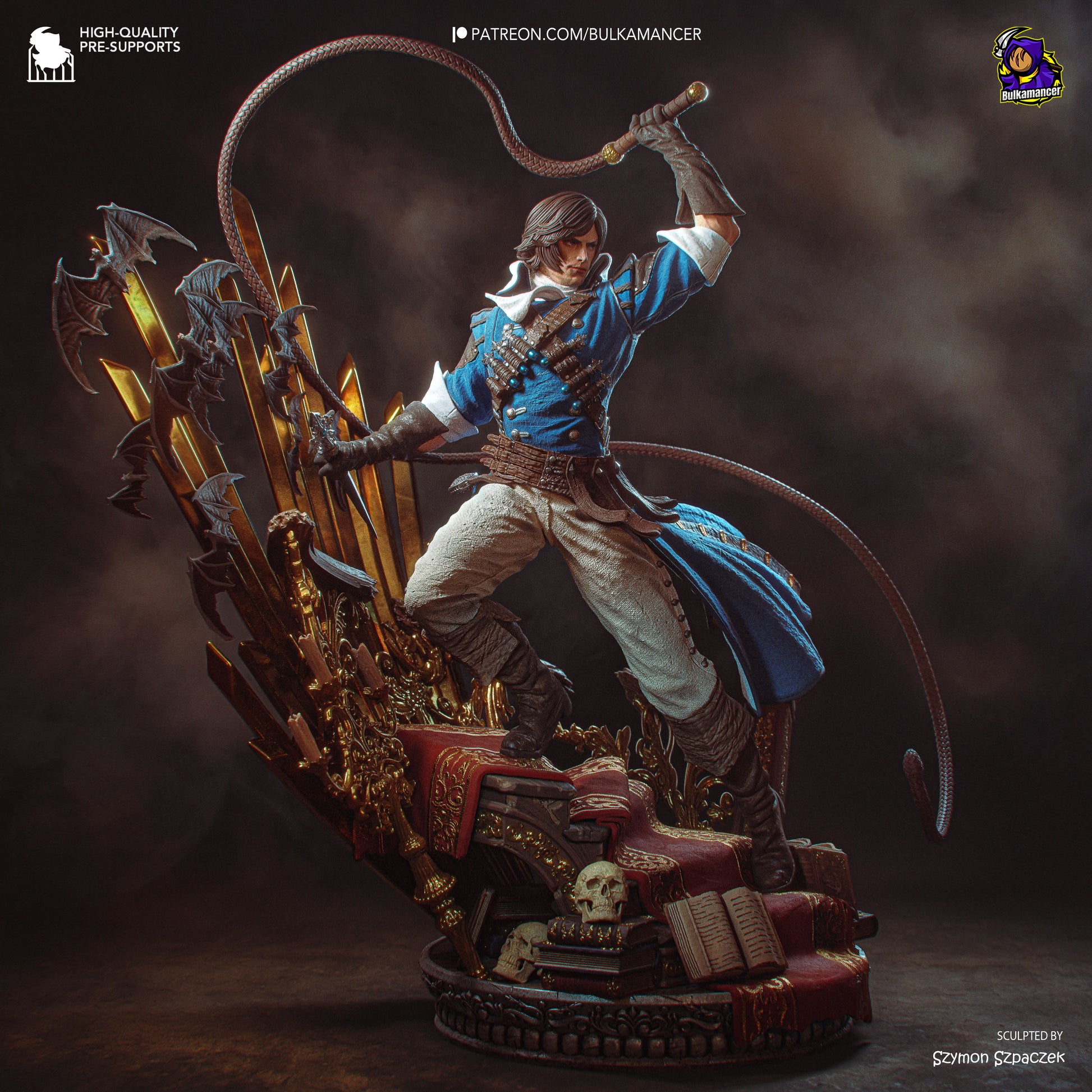 Richter Belmont from Castlevania by Bulkamancer | High Quality Resin Print | Painted Commissions available! - Sephiknot