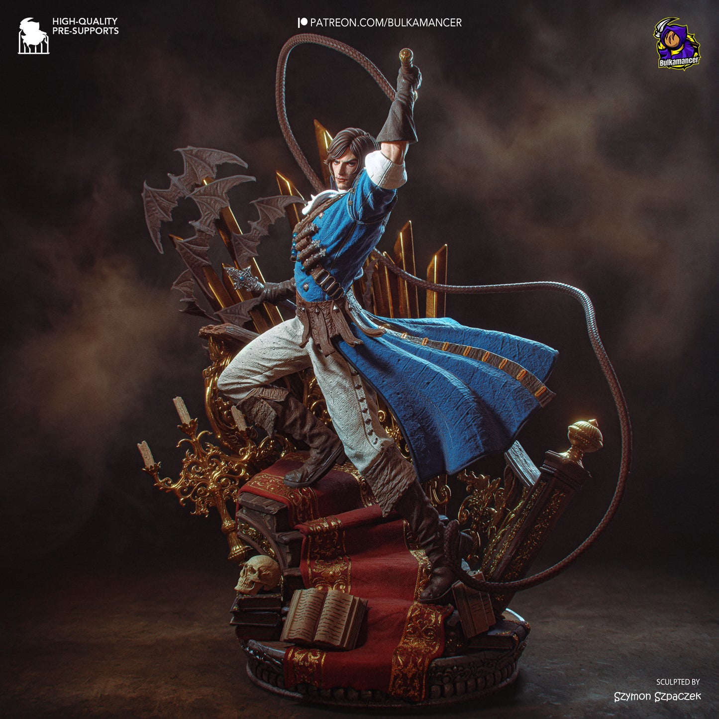 Richter Belmont from Castlevania by Bulkamancer | High Quality Resin Print | Painted Commissions available! - Sephiknot