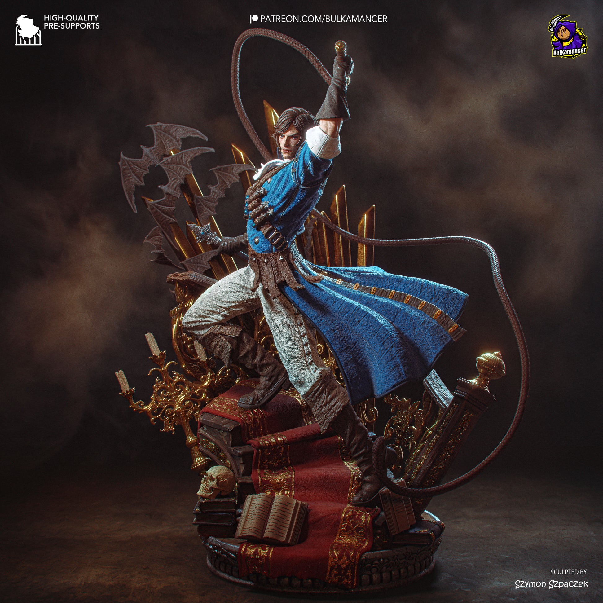 Richter Belmont from Castlevania by Bulkamancer | High Quality Resin Print | Painted Commissions available! - Sephiknot