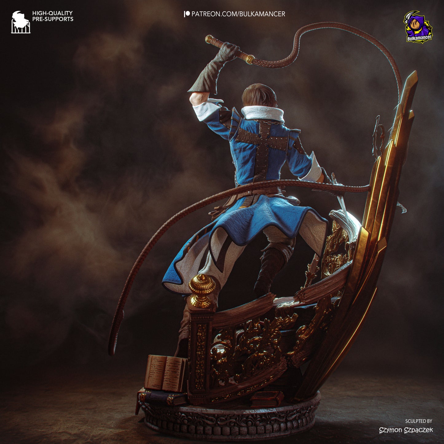 Richter Belmont from Castlevania by Bulkamancer | High Quality Resin Print | Painted Commissions available! - Sephiknot