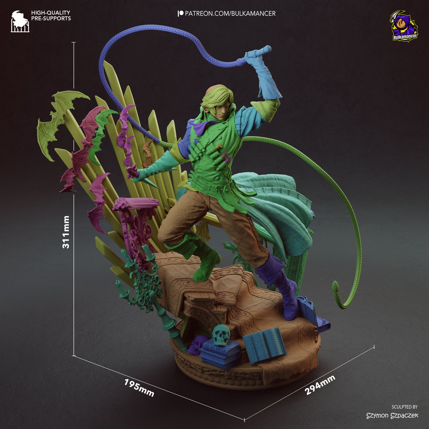 Richter Belmont from Castlevania by Bulkamancer | High Quality Resin Print | Painted Commissions available! - Sephiknot