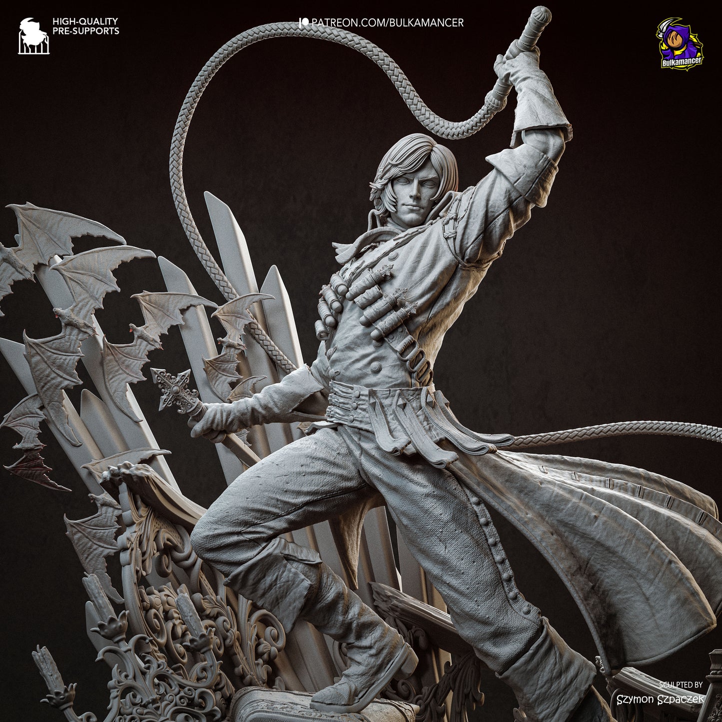 Richter Belmont from Castlevania by Bulkamancer | High Quality Resin Print | Painted Commissions available! - Sephiknot