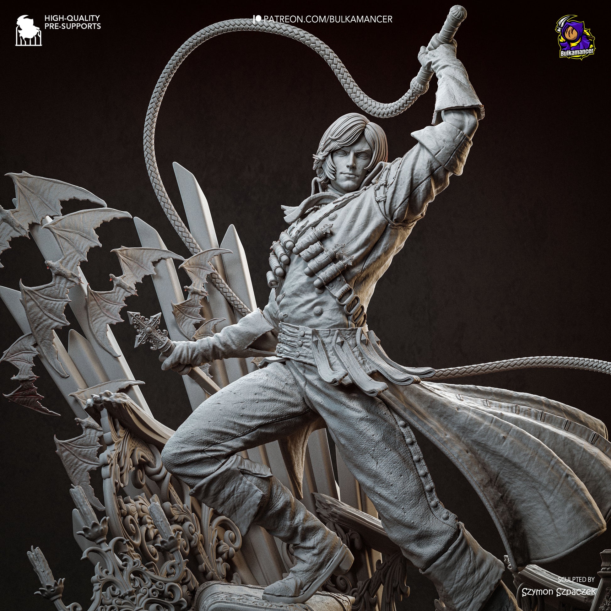Richter Belmont from Castlevania by Bulkamancer | High Quality Resin Print | Painted Commissions available! - Sephiknot