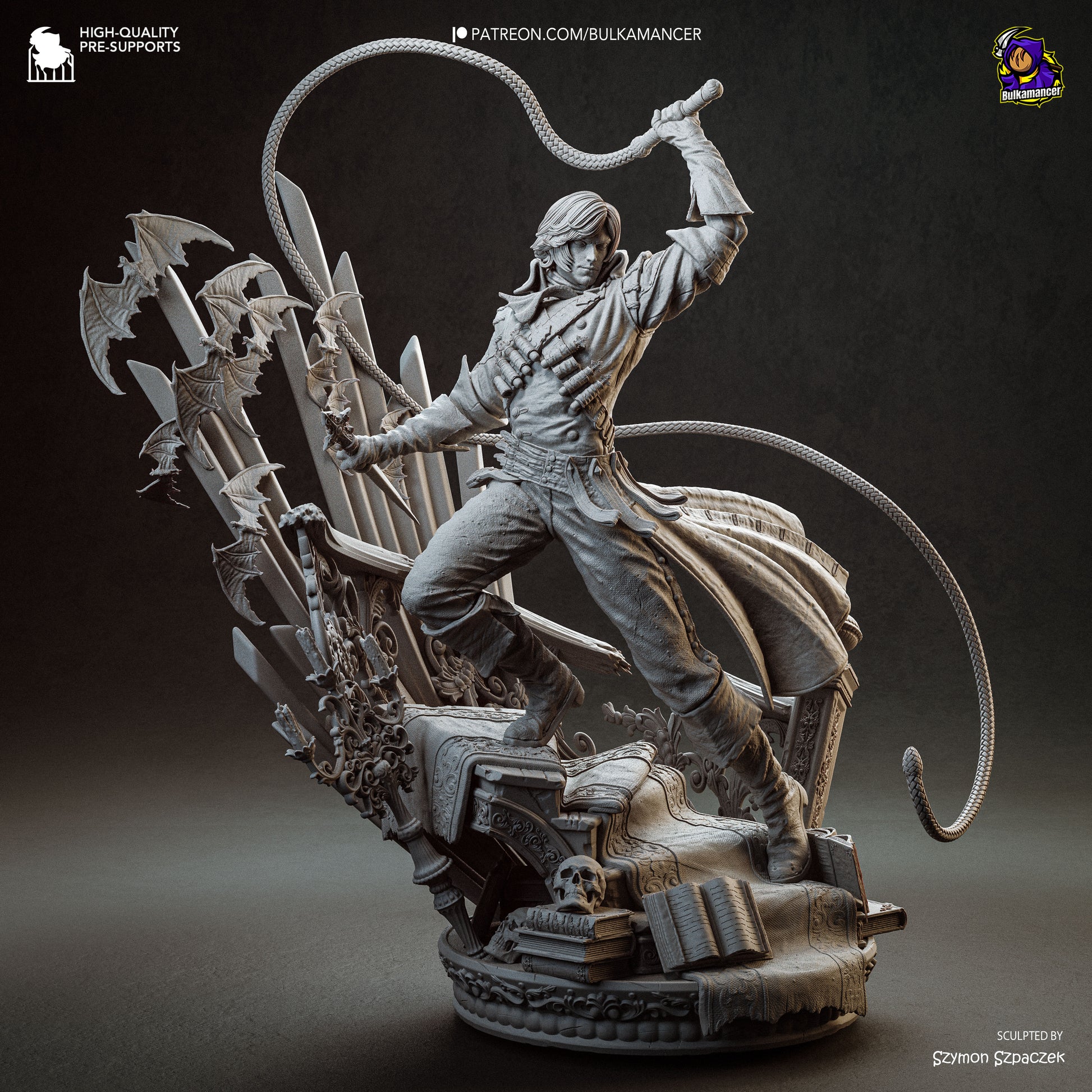 Richter Belmont from Castlevania by Bulkamancer | High Quality Resin Print | Painted Commissions available! - Sephiknot