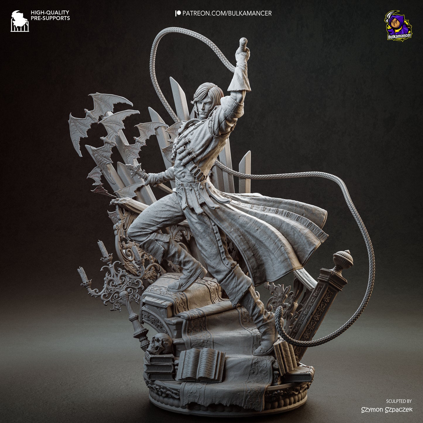 Richter Belmont from Castlevania by Bulkamancer | High Quality Resin Print | Painted Commissions available! - Sephiknot