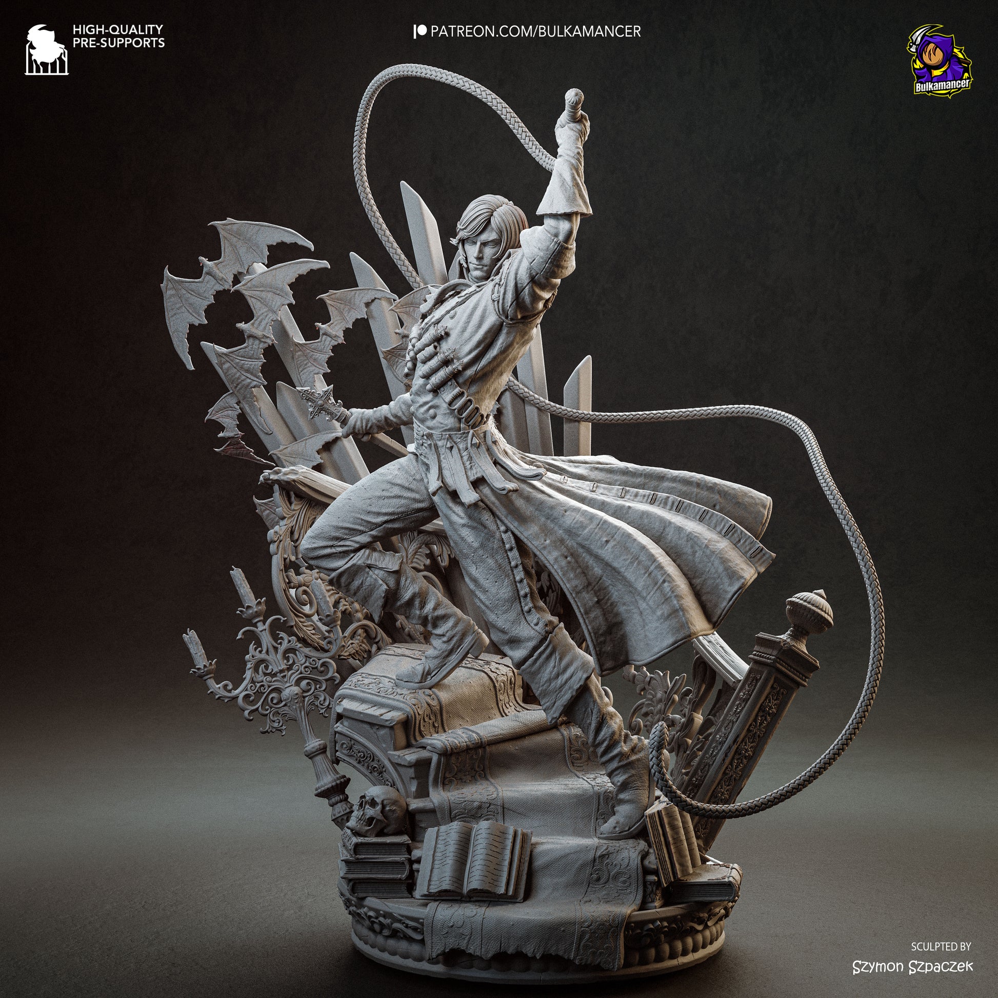 Richter Belmont from Castlevania by Bulkamancer | High Quality Resin Print | Painted Commissions available! - Sephiknot