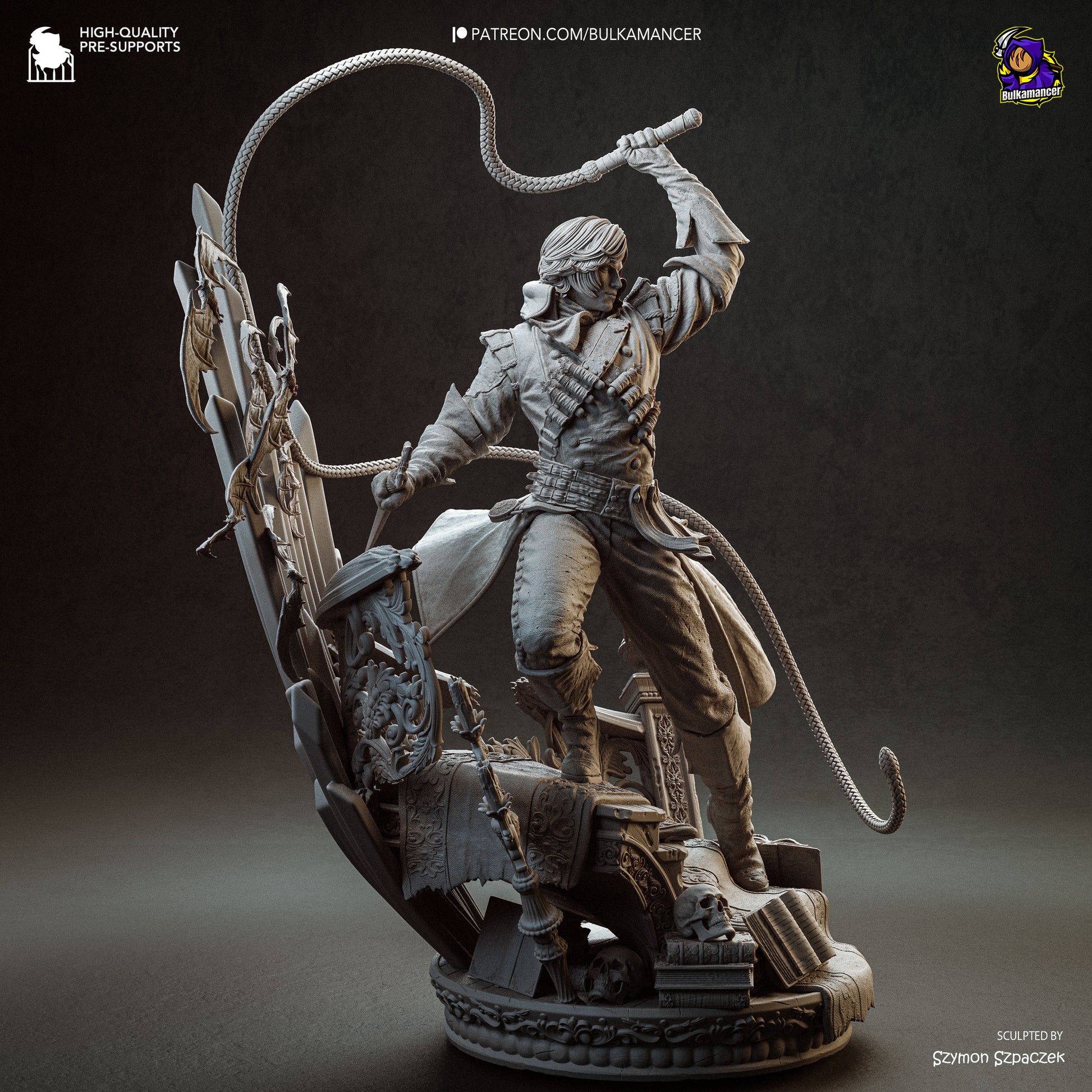 Richter Belmont from Castlevania by Bulkamancer | High Quality Resin Print | Painted Commissions available! - Sephiknot
