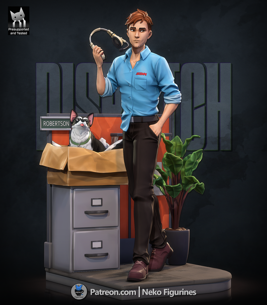 Robert from Dispatch by Neko Figurines | High Quality Resin Print | Painted Commissions available! - Sephiknot