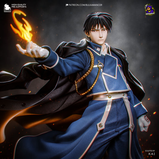 Roy Mustang by Bulkamancer | High Quality Resin Print | Painted Commissions available!