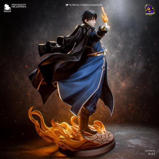 Roy Mustang by Bulkamancer | High Quality Resin Print | Painted Commissions available!