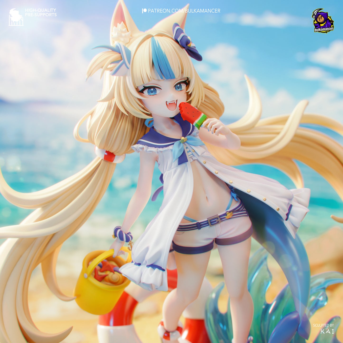 Sameko Saba by Bulkamancer | High Quality Resin Print | Painted Commissions available! - Sephiknot