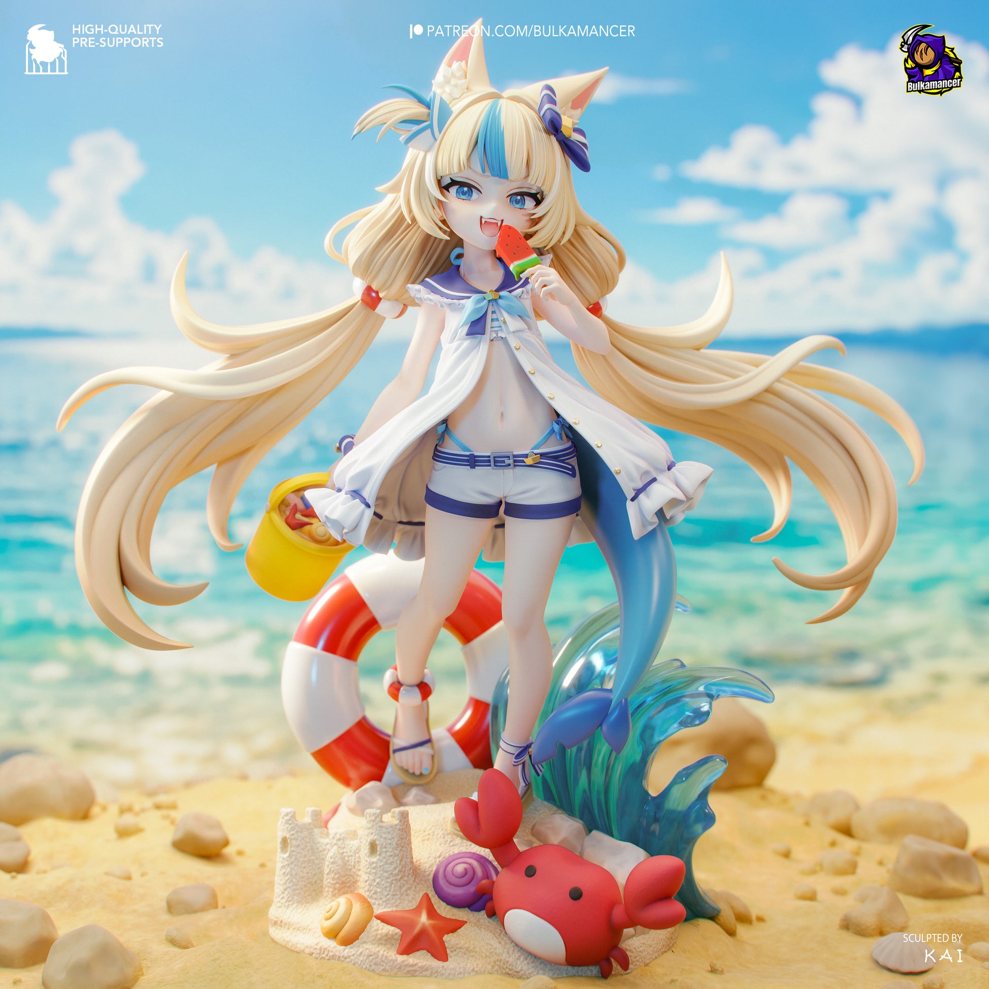 Sameko Saba by Bulkamancer | High Quality Resin Print | Painted Commissions available! - Sephiknot