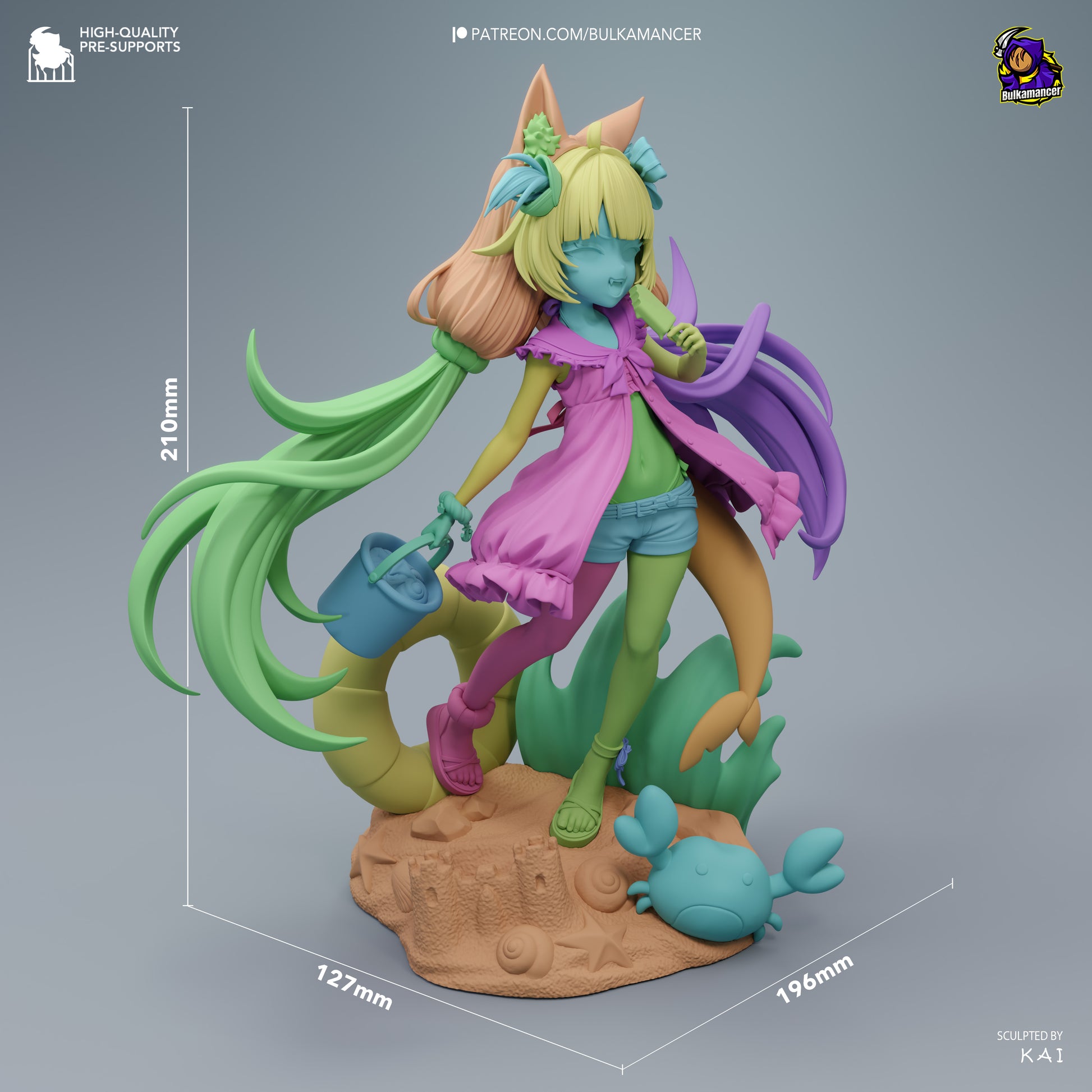 Sameko Saba by Bulkamancer | High Quality Resin Print | Painted Commissions available! - Sephiknot