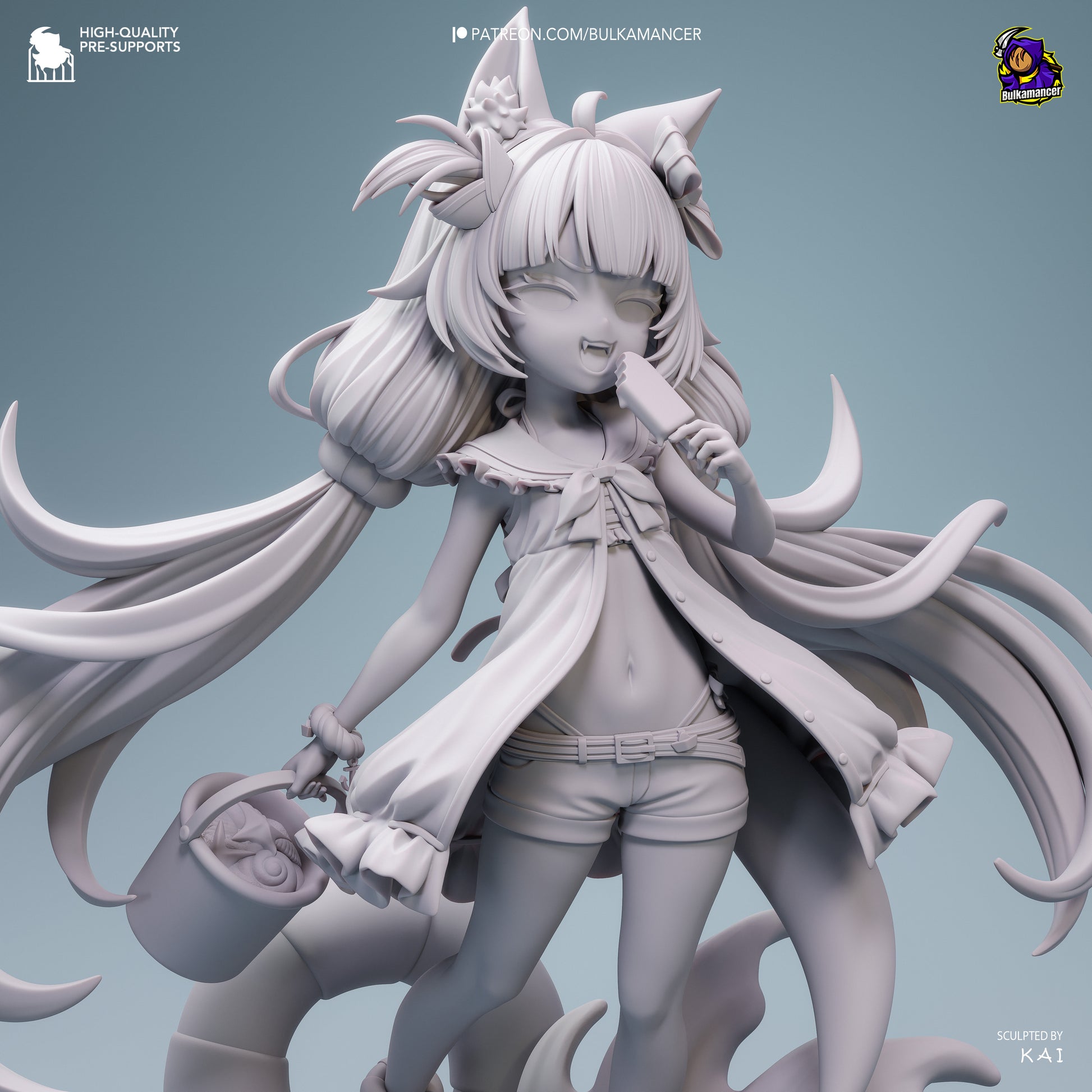 Sameko Saba by Bulkamancer | High Quality Resin Print | Painted Commissions available! - Sephiknot
