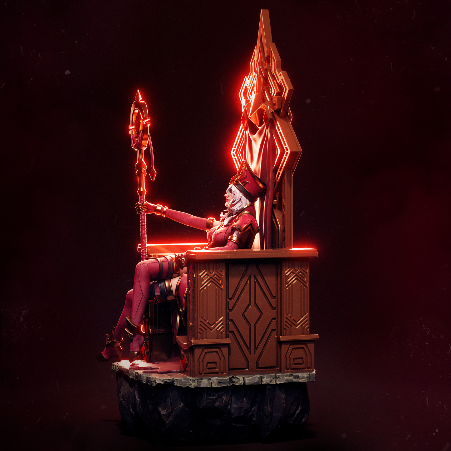 Sally Whitemane from Warcraft Fan-Made Model by CA3D - Sephiknot