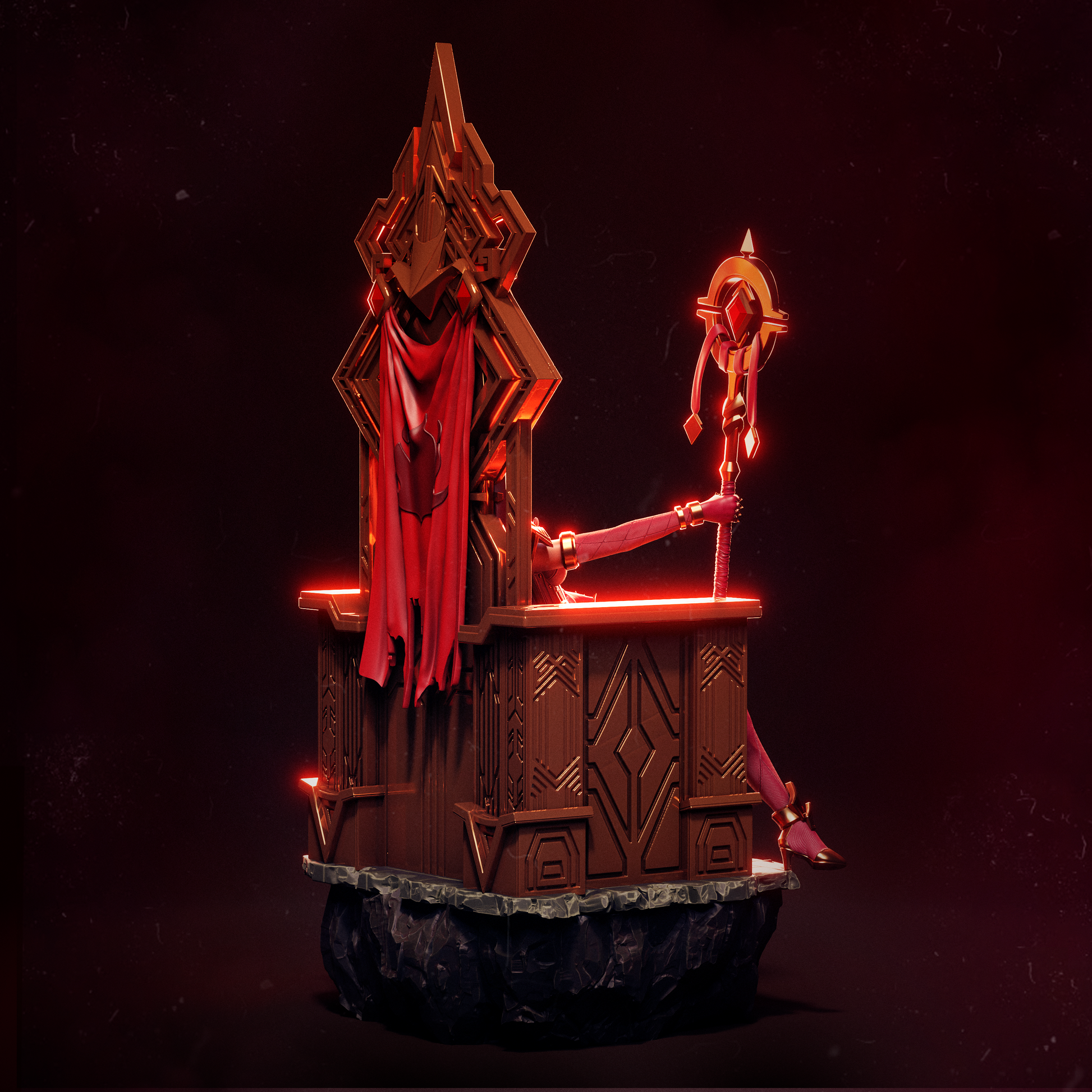 Sally Whitemane from Warcraft Fan-Made Model by CA3D - Sephiknot