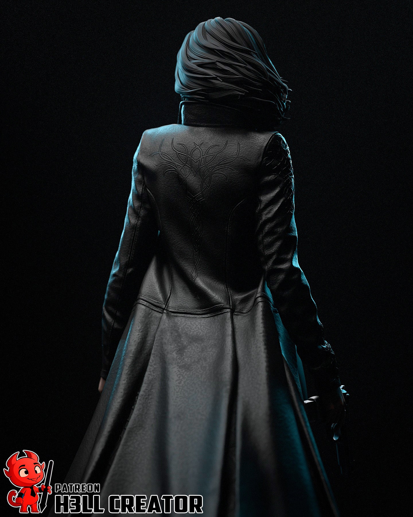 Underworld Selene Garage Kit | Fanmade Model by h3llCreator | Vamnpire warrior | 3D Printed - Sephiknot