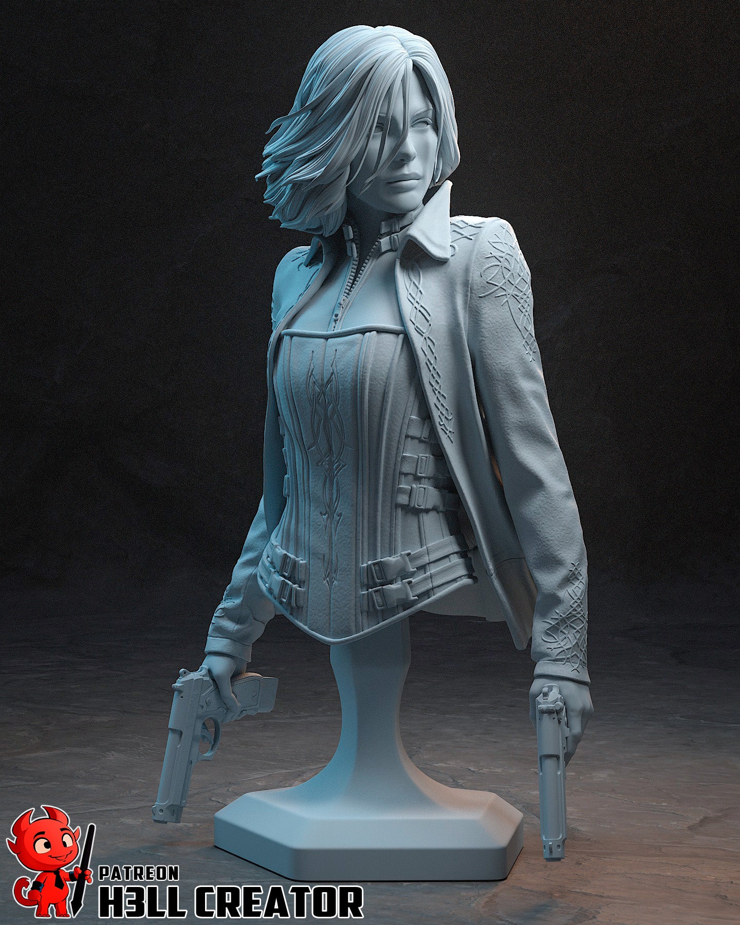 Underworld Selene Garage Kit | Fanmade Model by h3llCreator | Vamnpire warrior | 3D Printed - Sephiknot