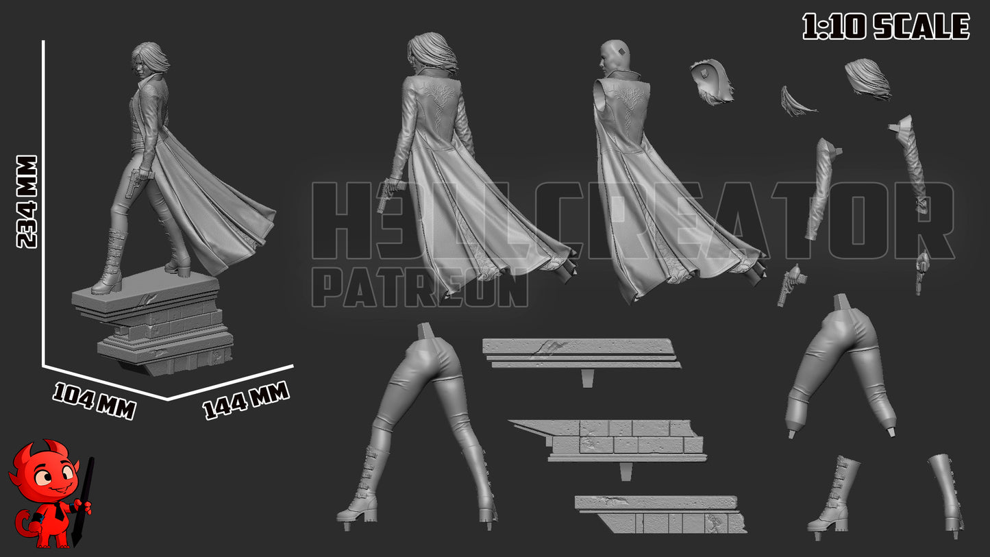 Underworld Selene Garage Kit | Fanmade Model by h3llCreator | Vamnpire warrior | 3D Printed - Sephiknot