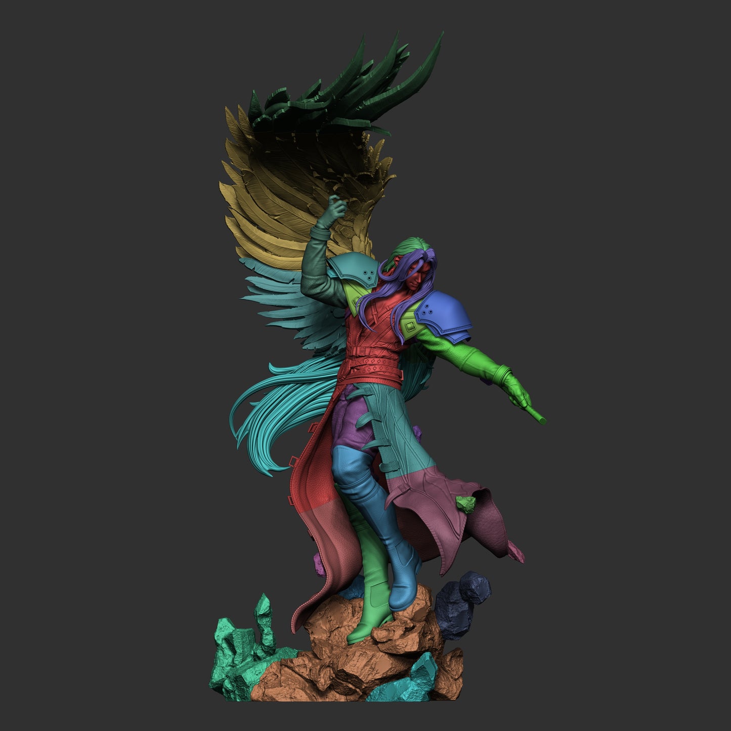 Sephiroth from Final Fantasy Fan-Model by CA3D