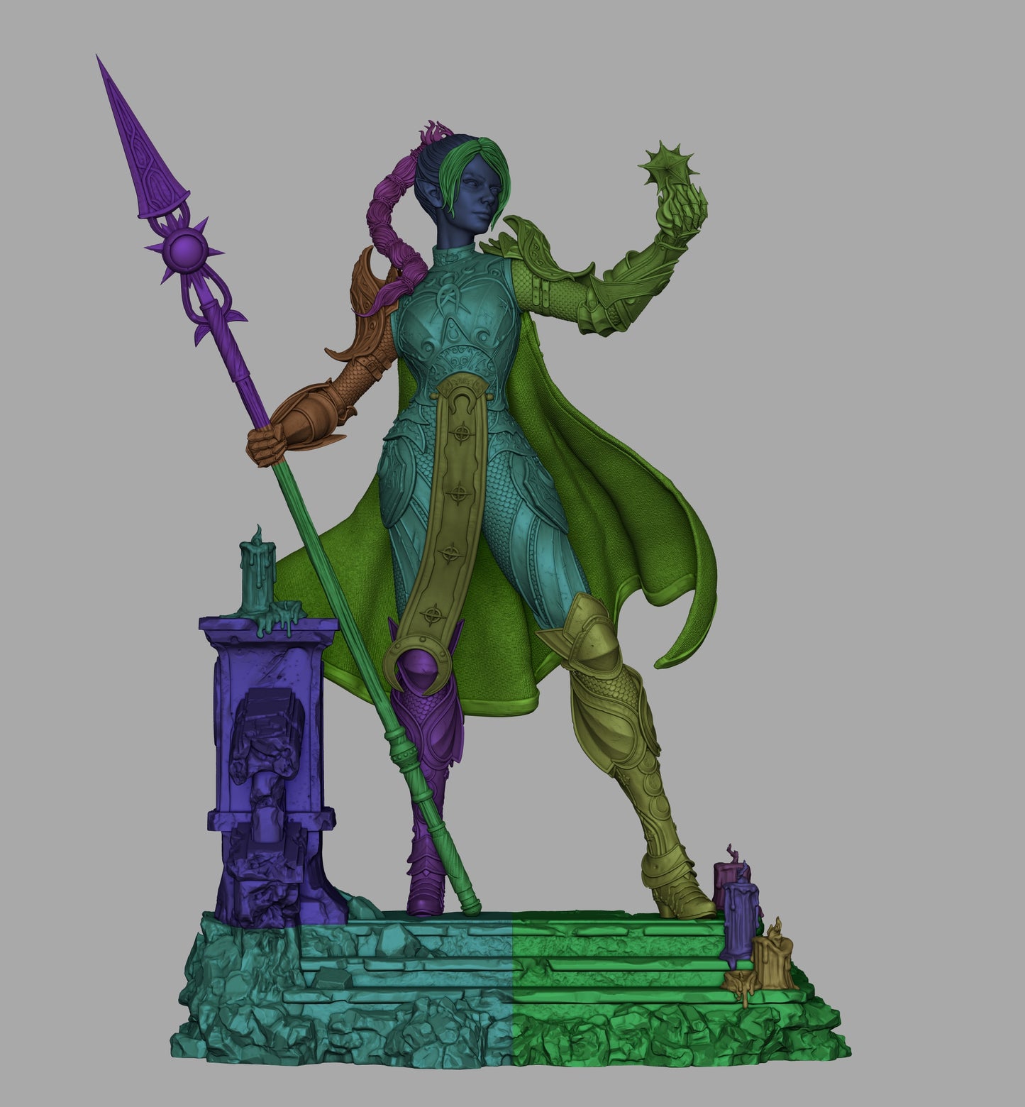 Shadowheart from Baldurs Gate 3 Fan-Model by CA3D