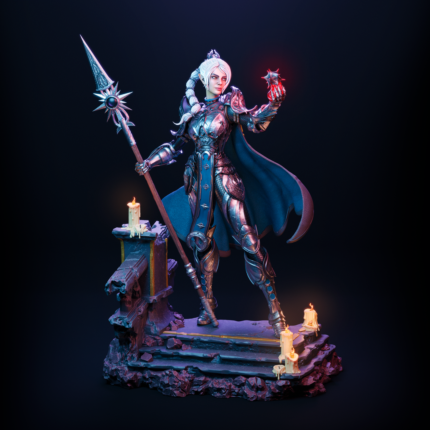 Shadowheart from Baldurs Gate 3 Fan-Model by CA3D