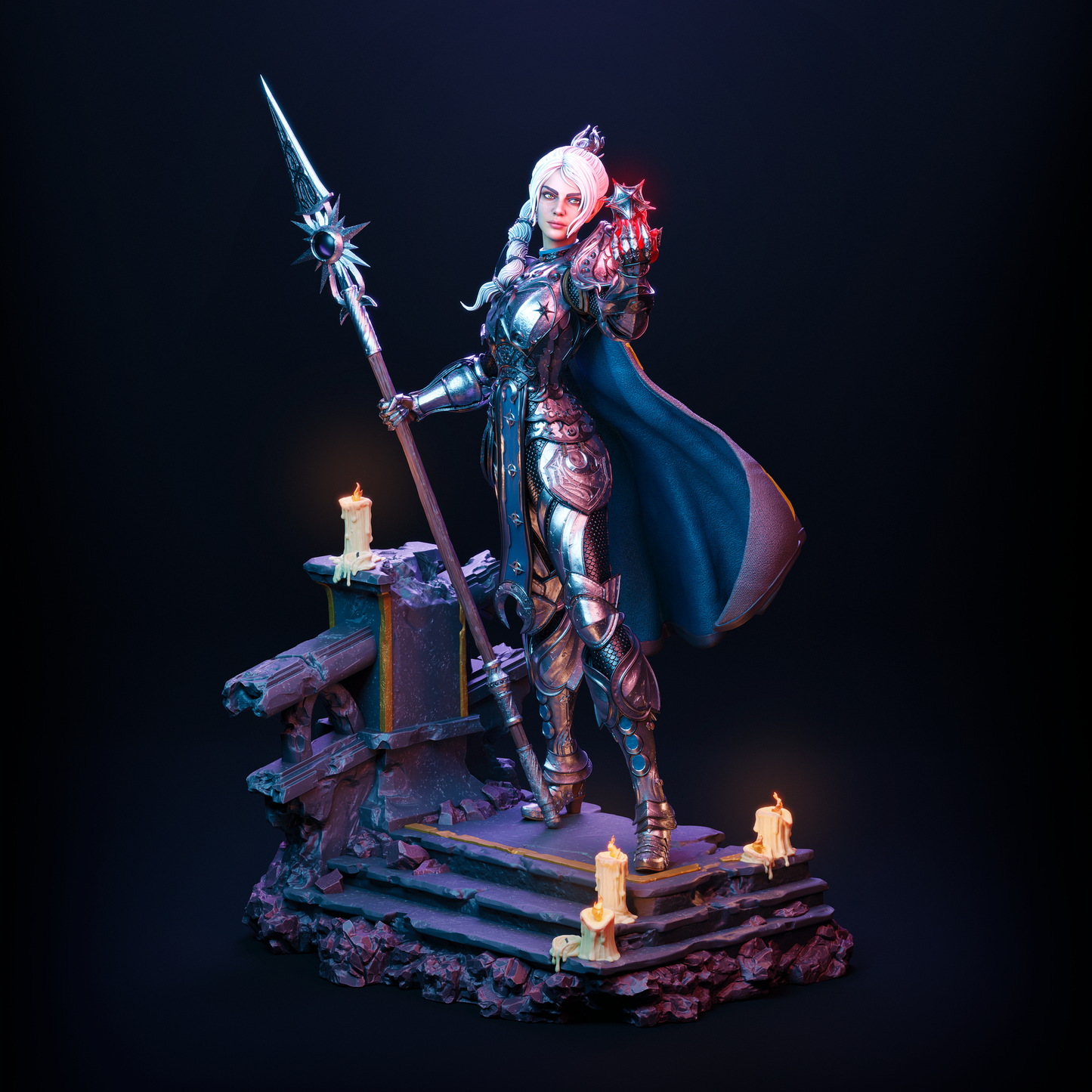 Shadowheart from Baldurs Gate 3 Fan-Model by CA3D