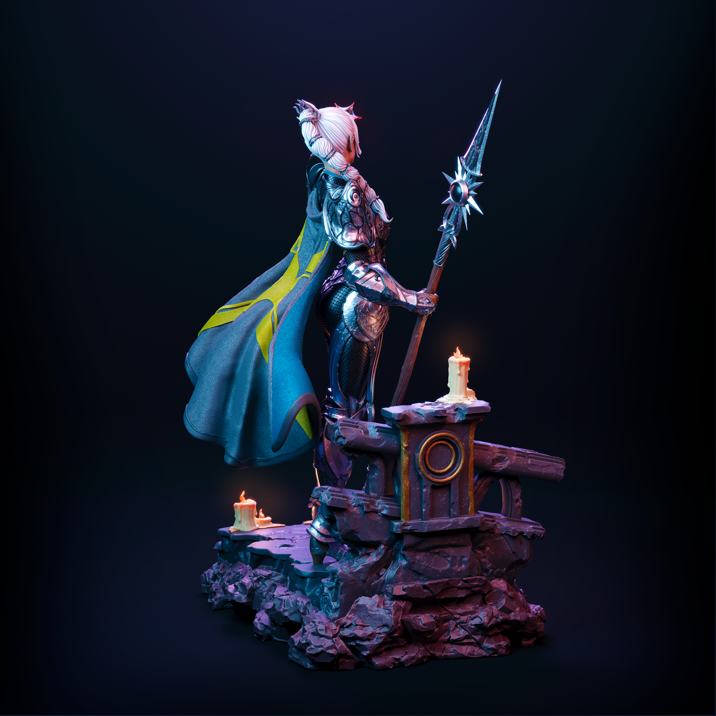 Shadowheart from Baldurs Gate 3 Fan-Model by CA3D