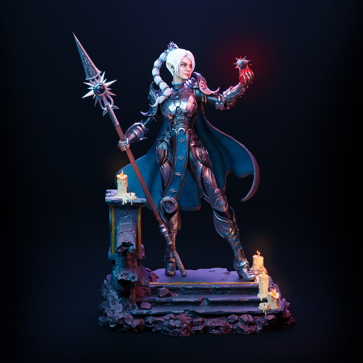 Shadowheart from Baldurs Gate 3 Fan-Model by CA3D