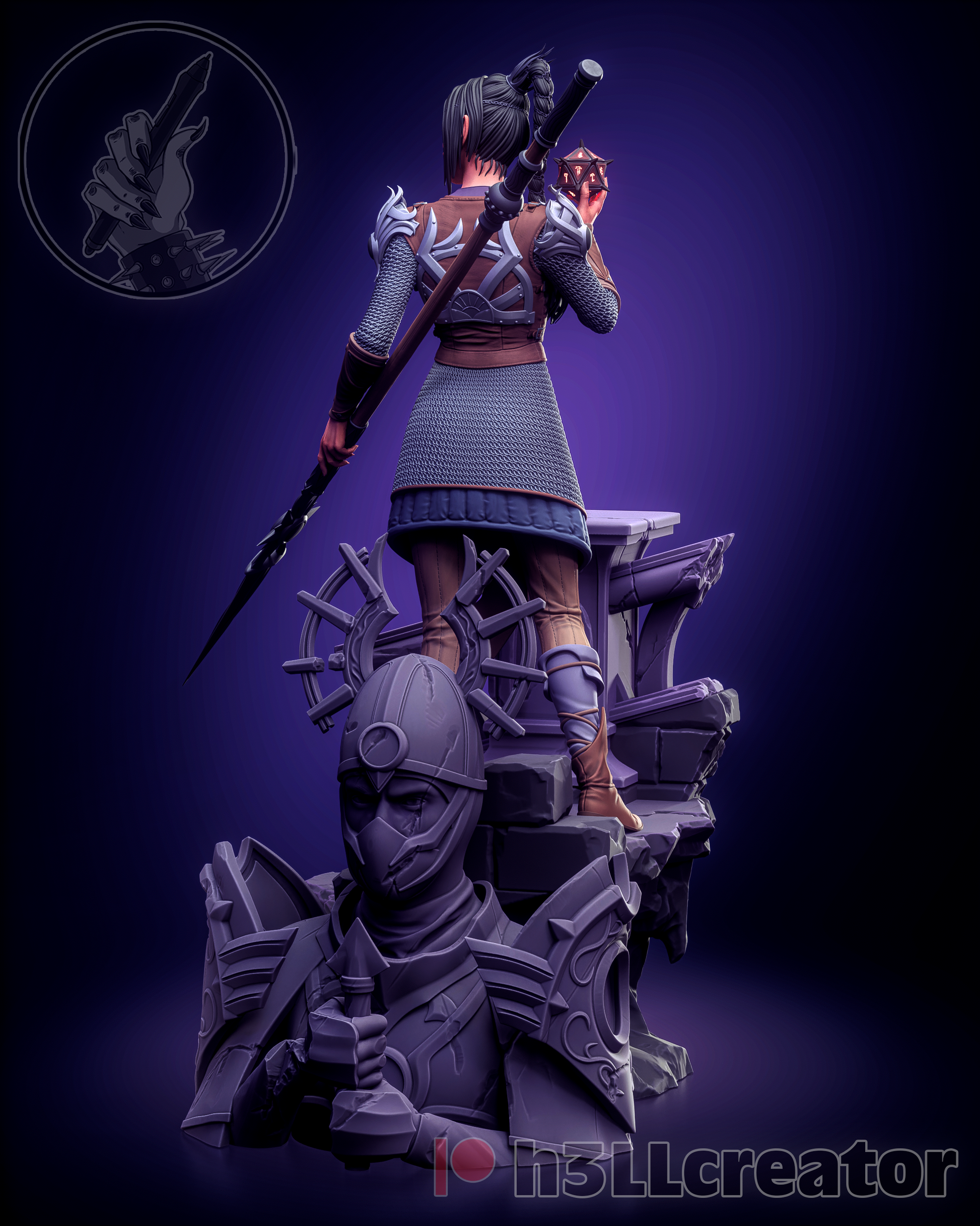 Baldurs Gate 3 Shadowheart Garage Kit | Fanmade Model | Gods favourite princess | 3D Printed - Sephiknot