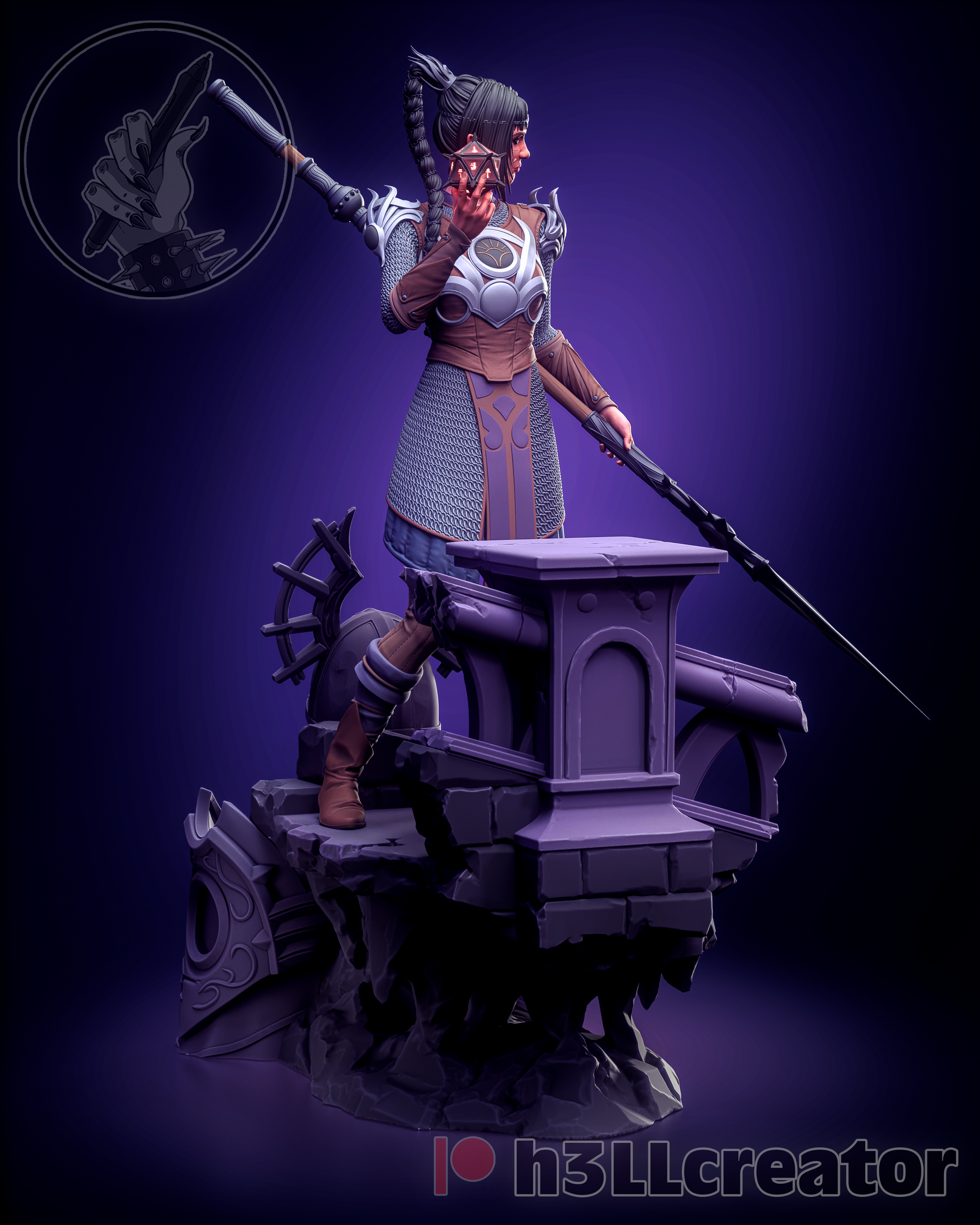 Baldurs Gate 3 Shadowheart Garage Kit | Fanmade Model | Gods favourite princess | 3D Printed - Sephiknot